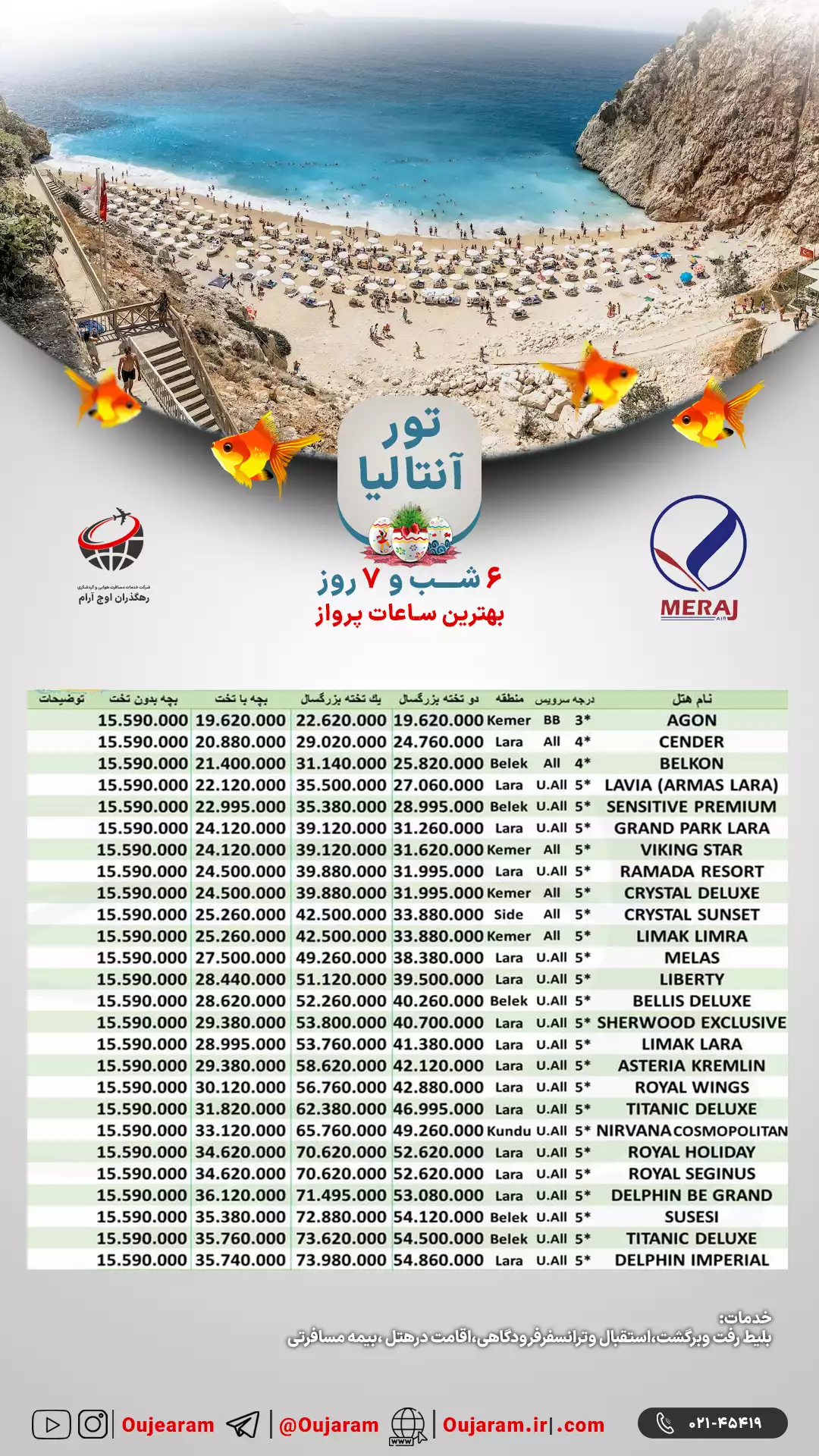 تور آنتالیا